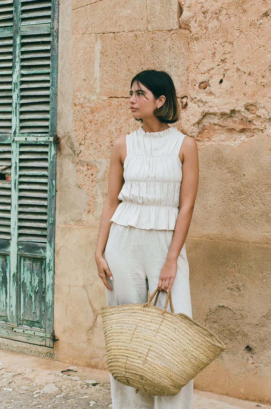 ROMY top Beige