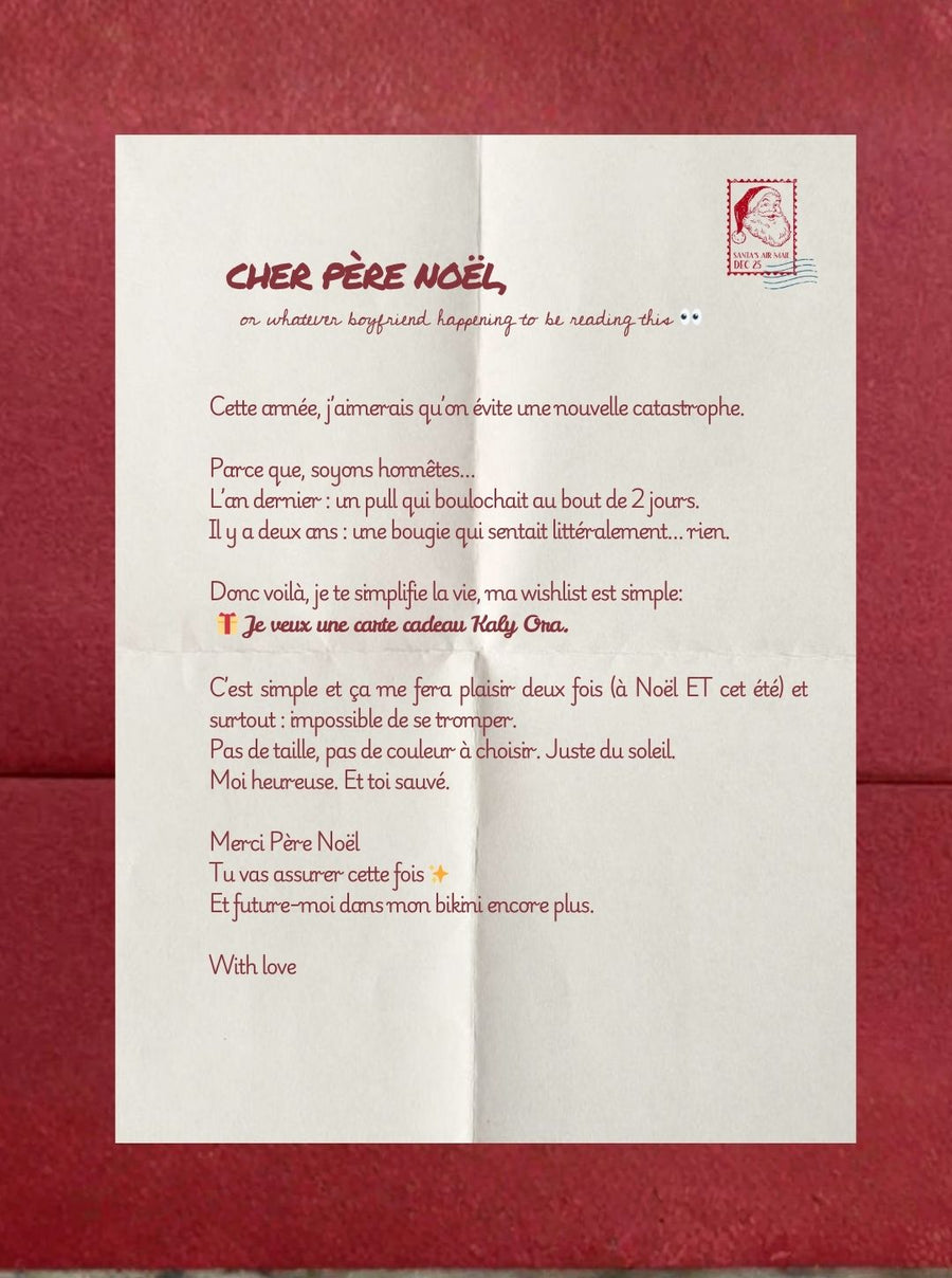 Christmas Gift Card 🎄 Carte cadeau Noël