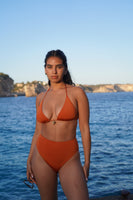 Helia triangle top Saffron | Rosy
