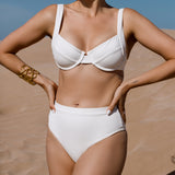 white bikini top 