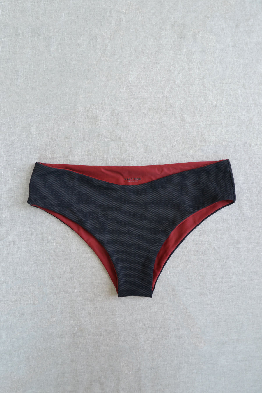 DIA BOTTOM   Nero/Vino Reversible