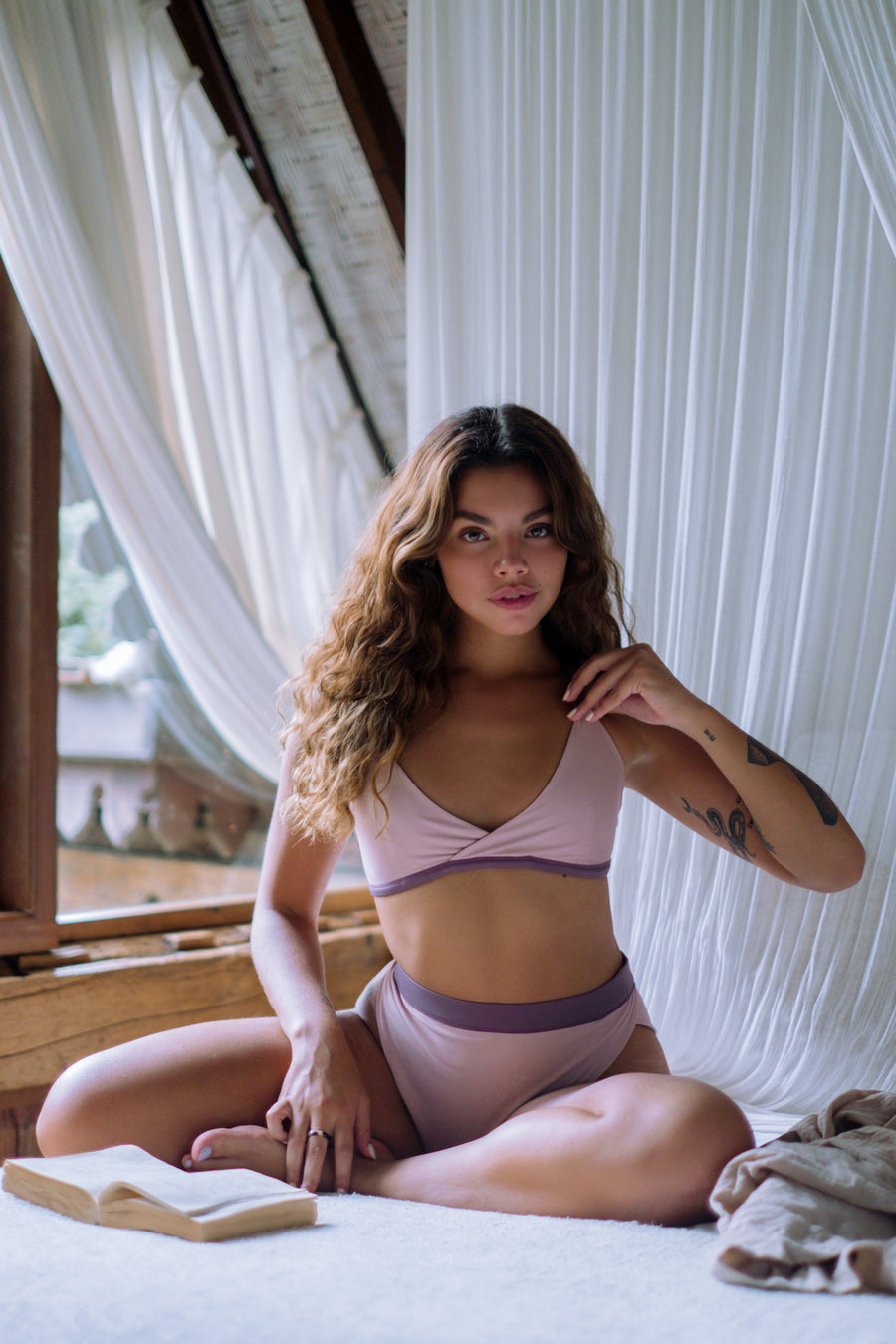 KEPA TOP | Reversible Plum & Blush