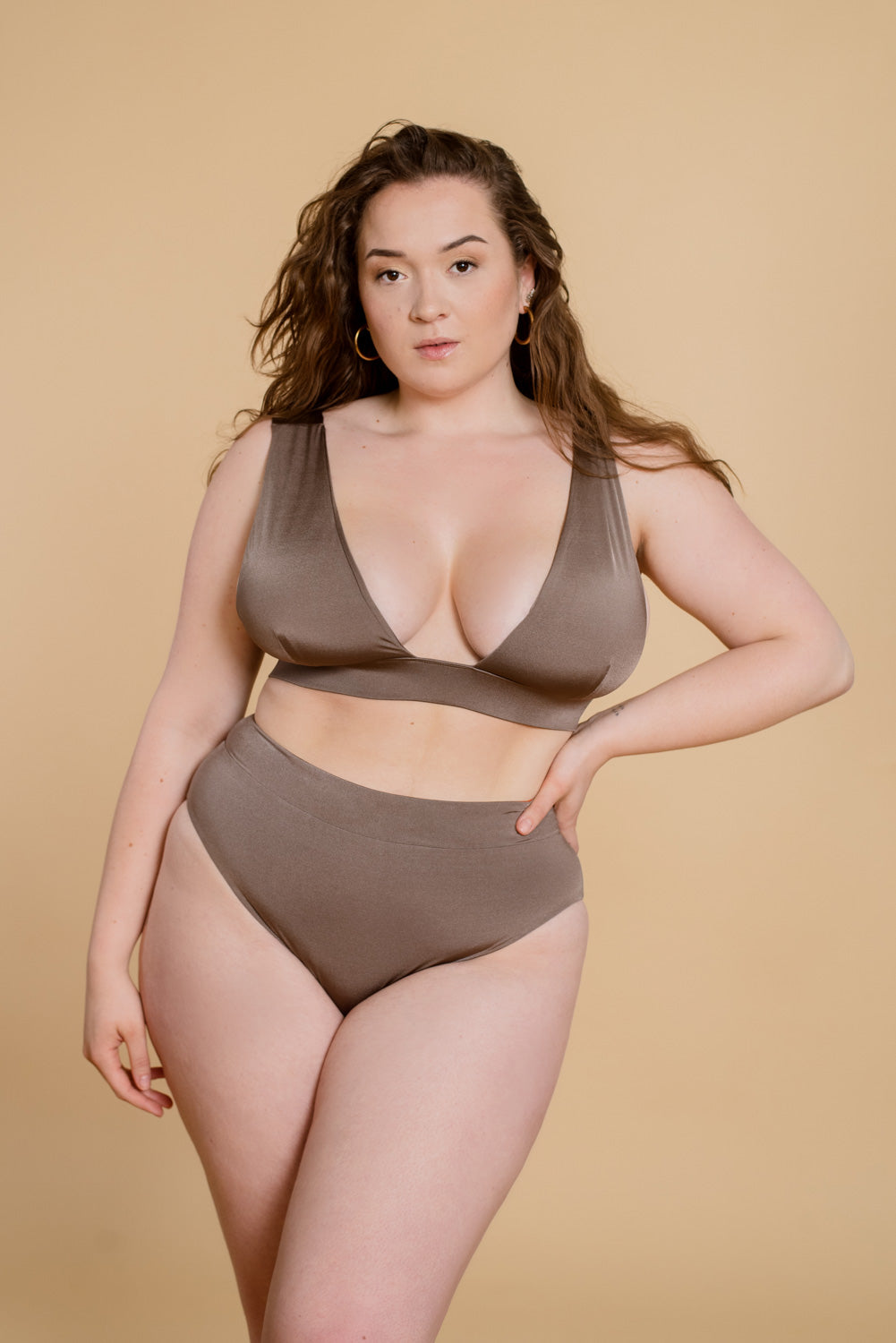 high waist bikini bottom 