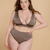 high waist bikini bottom 